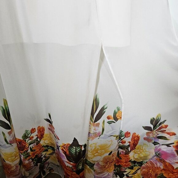 EUC LIKE NEW BISOU BISOU MICHELE BOHBOT FLORAL SLEEVELESS MAXI DRESS SIZE 10 / M - Picture 7 of 14